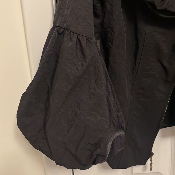 Boutique black 3/4 puff sleeve jacket - Picture 6 of 6